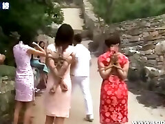 Outdoor Restrain Bondage Photoshoot Of Chinese Girls - P1
