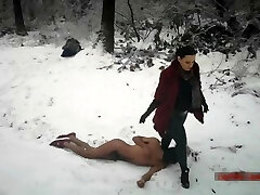 Domina Luna - Boot Domination In The Freezing Snow (Ballbusting & CBT Trampling) Domina Luna - Boot Domination In The Freezing Snow (Ballbusting & CBT Trampling)