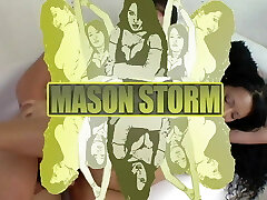 Latina Fist - Busty MILF Mason Storm sucks and fucks lollipop