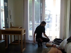 French mistress sodomizes an exhibitionist pervert