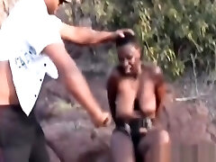 Nipple Torment, Spanking And Rough Blowjob With African Superslut