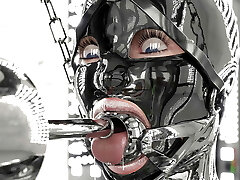 Teen Face Torn Up 3D BDSM Animation