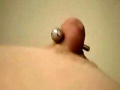 My buddy's GF called Anne gets her super-cute perky nipples pierced