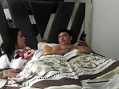 Sharing a guest room with my stepsister - Spanish porn