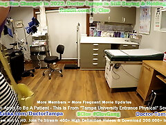 Become Doctor Tampa & Examine Rebel Wyatt During Humiliating Gyno Exam Required For Fresh Students At Tampa University!