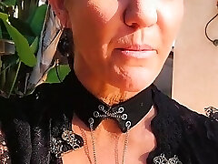 Mistress Jewel exploring a new sub