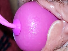 Sex machine slides in to my hot wet puss and of course my hungry butt tonight