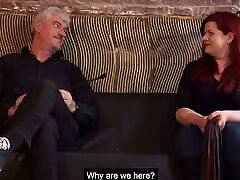 Hot redhead girl is ruthlessly bullwhipped by Dr Lomp.