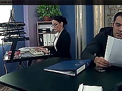 Gorgeous secretary punished in the office. She loves her boss domination, and has squirting orgasms.