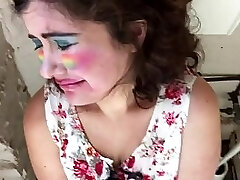 I love swallowing his cum and piss after he makes me gag on his man sausage in the restroom. I love swallowing his cum and piss after he makes me gag on his man sausage in the restroom.