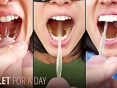 Toilet for a Day - 24h of piss gulping