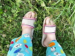 Barefoot walking Barefoot walking