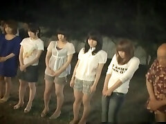 After getting picked out a black-haired gets abased in front of everyone