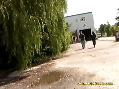 german nun picked up from street for rough hookup