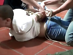 Thick Dyke is captured and revved into play thing for creepy dudes.