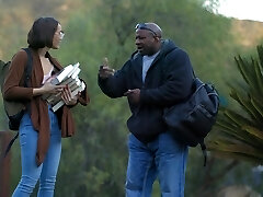 Too emotional and extremely wild cowgirl Natalie Porkman takes BBC into her cooch Too emotional and extremely wild cowgirl Natalie Porkman takes BBC into her cooch