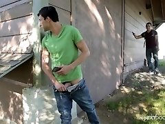 NextDoorBuddies Straight Guy Caught Jerking Off Then Fucks Friend