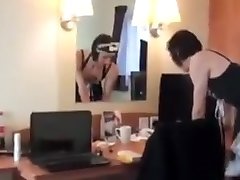 Lisa romps as a maid Lisa romps as a maid