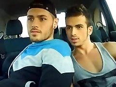Outdoor Bareback Fuck 2 Cute Spanish Boys on Cam 6
