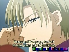 Anime queer dude and young boy sex fun