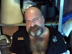 #GAGBEAR -- Officer Grrowl's cum bowl