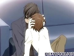 Anime gay man hot smooches and sex