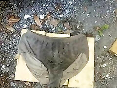 My moms aged cum rag panties piss drenched 