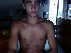 'hot cutie twink latin wank on cam'