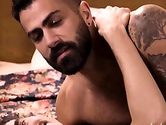 MASQULIN Bearded Queer Adam Ramzi Barebacks Hung Cayden Stone