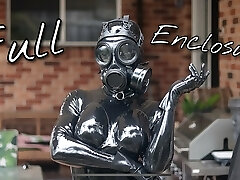Spandex Catsuit Gas Mask Enclosure Spandex Catsuit Gas Mask Enclosure