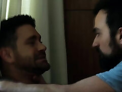 Stepbrothers have torrid sex sequence in bed together Stepbrothers have torrid sex sequence in bed together