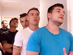 Handsome dude wanks and his best friend helps him finish Handsome dude wanks and his best friend helps him finish