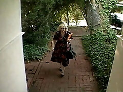 Milf with hairy pussy pounded by old and young cock