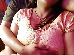 Hot desi sexy big boobs wifey and village boyfriend romance in the secret room.