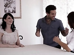 Alex Harper, Richelle Ryan And India Summer In Lets Bang The Childminder Five Cast