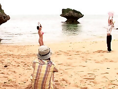 Yuri Himeno gets fucked in a torrid oral and outdoor bang action