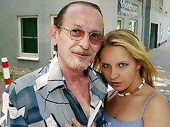 Wondrous Blonde Sucking Old Cock