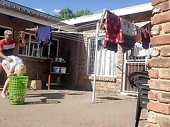 Wife shagging neigbor outdoor fucking