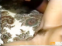 White Chick Rides a Black Dude with Big Knob After Sucking Him Deep on the Bed