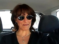 Candy Vegas the slutty MILF gets porked by two guys