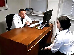 German Curvy Knocked Up Teen - Cheating Fuck by Doctor at Gyno Exam