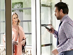 Spunky fucking with stunning neighbor Cherie Deville. HD