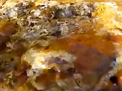 I was fishing underwater but instead of fish met sexy doll who flashed me her wooly pussy