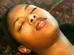 Beautiful Ebony Petite Natural Milk Cans Fucking In The Bedroom