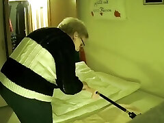 Finally once again a hard cock of the fucking machine in my twat