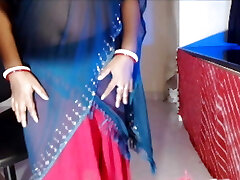 Sexy woman takes off her bra and gets naked, presses her boobs and does cunny finger-banging.