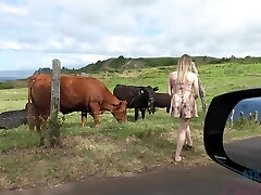 Blonde darling squeals while getting fucked - Melody Marks