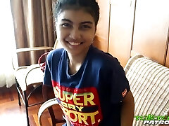 Inborn svelte Asian girl Pauw is more than ready for some oral petting