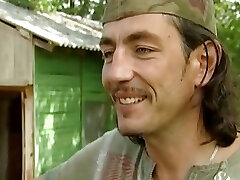 Small titted dame from Germany gets fucked outdoors by a thick cock