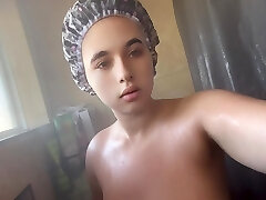 Enormous Bbw Taking A Shower